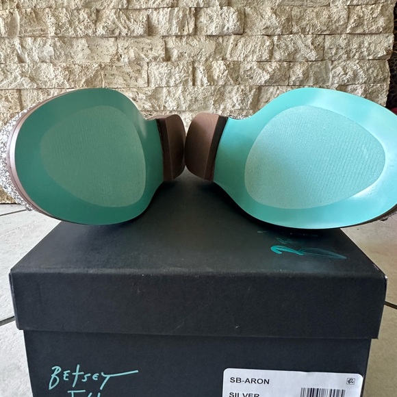 Betsey Johnson Silver Loafers - Picture 8 of 8